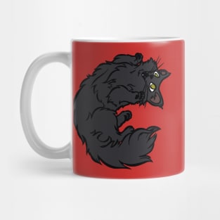 Ready to play--Black Cat Style Mug